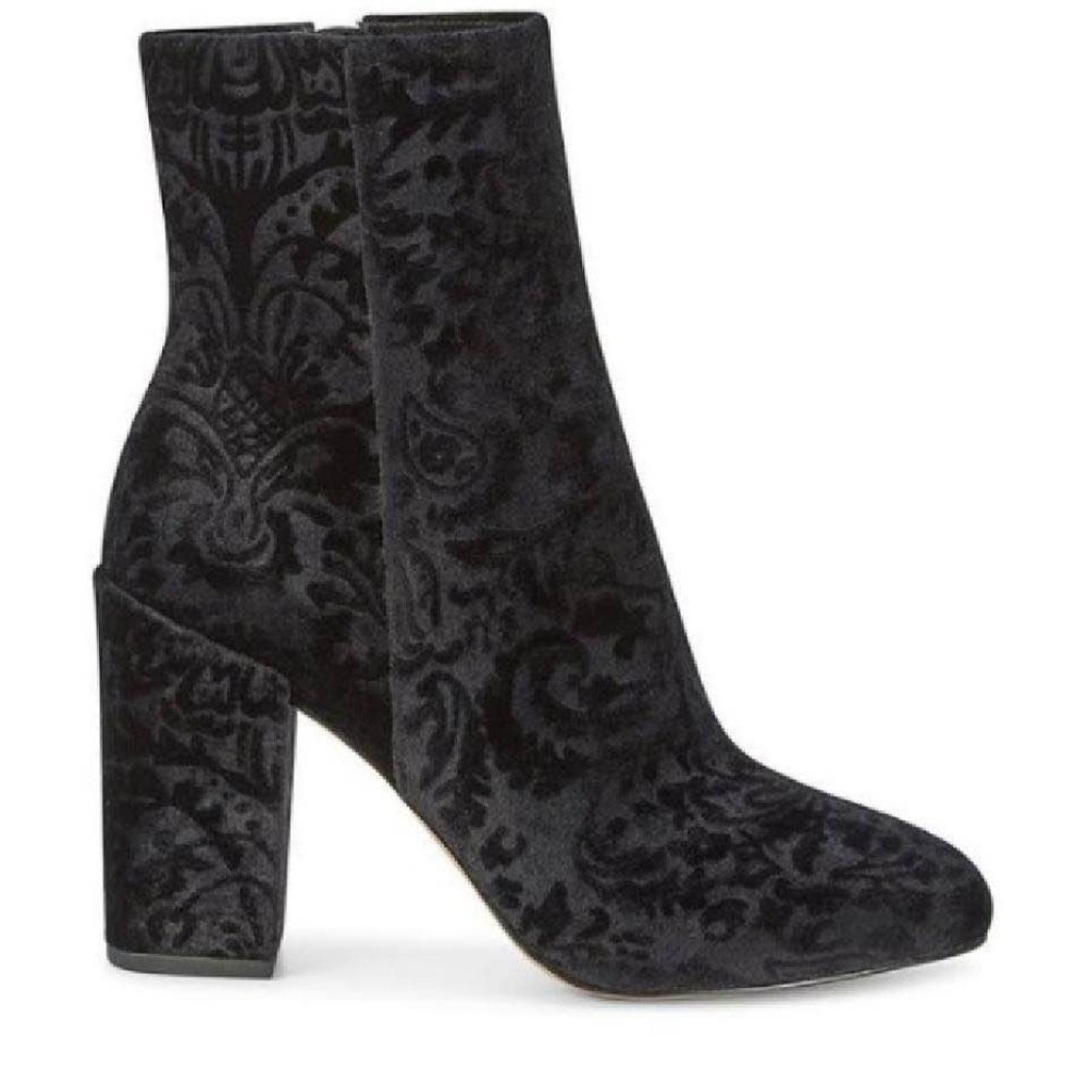 Rebecca Minkoff Bryce black floral boots